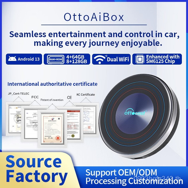 Aibox มาพร้อมเปิดไร้สาย BMW Cloud Card carplay แบบมีสาย carplay เหมาะสําหรับ Hyundai Box QKHH