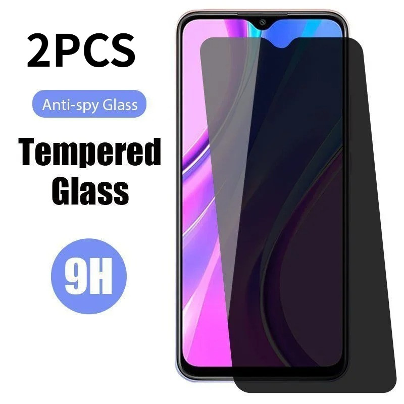 2PCS กระจกนิรภัย Anti Spy ความเป็นส่วนตัวสําหรับ Oukitel WP52 WP50 WP39 WP38 WP36 WP35 WP33 WP28 WP2