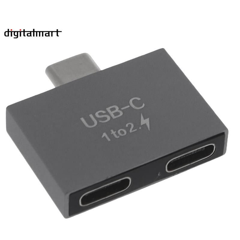 USB C Hub Splitter USB C Extension Connector Extension Connector สําหรับ USB C PD Charger PC แล็ปท็อ