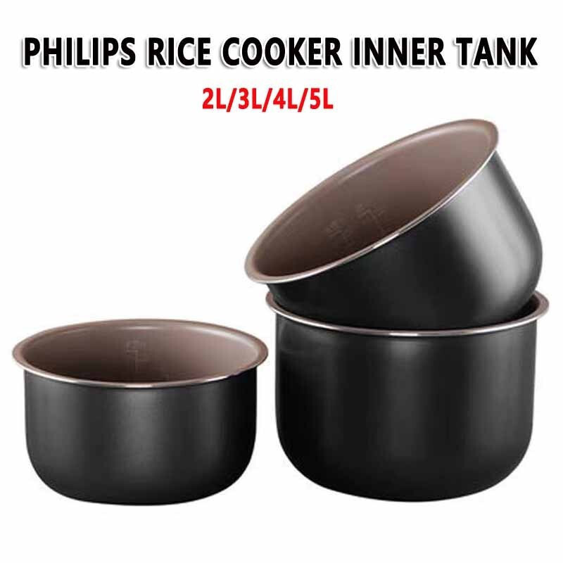 2L/3L/4L/5L หม้อหุงข้าว liner nonstick หม้อด้านในเหมาะสําหรับ Philips Hd3037 Hd3038 Hd3057 หม้อหุงข้