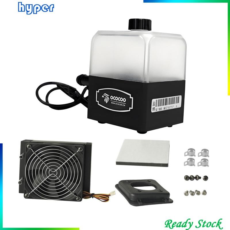 [Hyper] ชุดอ่างเก็บน้ําปั๊มทําความเย็นน้ําติดตั้งง่าย DIY 5L/Min อุปกรณ์เสริม 12V เงียบ