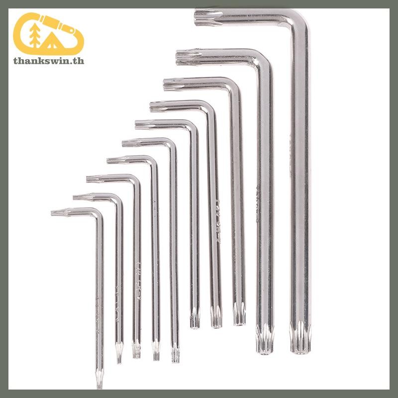 Thankswin T7 T8 T9 T10 T15 T20 T25 T30 T40 หก Lobe Torx Tamper Proof Security Bolt Hole ไขควงสกรู Driver Key th