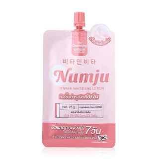 [ของแท้ โค้ดเยอะ ไลฟ์ลด50%] 1ซอง 25g. (ซอง) นัมจู ไวเทนนิ่ง โลชั่น วิตามินเกาหลี Numju Vitamin