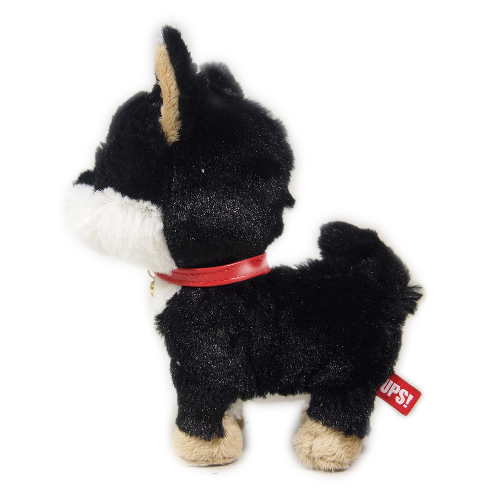 คลังสินค้าพร้อมจัดส่งฟรี/ซื้อญี่ปุ่น ups Black Shiba Inu Akita Inu จําลองลูกสุนัขของเล่นตุ๊กตา