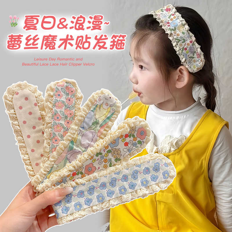 แถบคาดศีรษะติดหนึบ มีการปักลายดอกไม้ พร้อมวีลโคร และส่วนผสมพิเศษสำหรับความเหนียว ราคา ถูกที่สุด ดีลบีเคเค แกลเลอรีภาพที่ 3