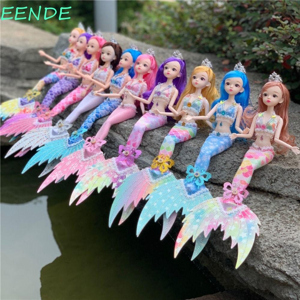 EENDE Bjd ตุ๊กตานางเงือกของเล่น, BJD Mermaid Joint Movable Bjd Princess Mermaid ตุ๊กตา, ตุ๊กตาคอสเพล