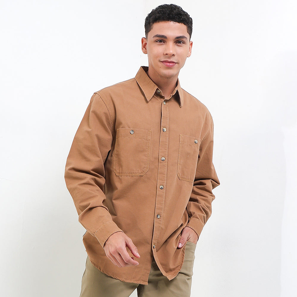 เสื้อเชิ้ตแขนยาวผู้ชาย KEMEJA Cardinal C2899J03A