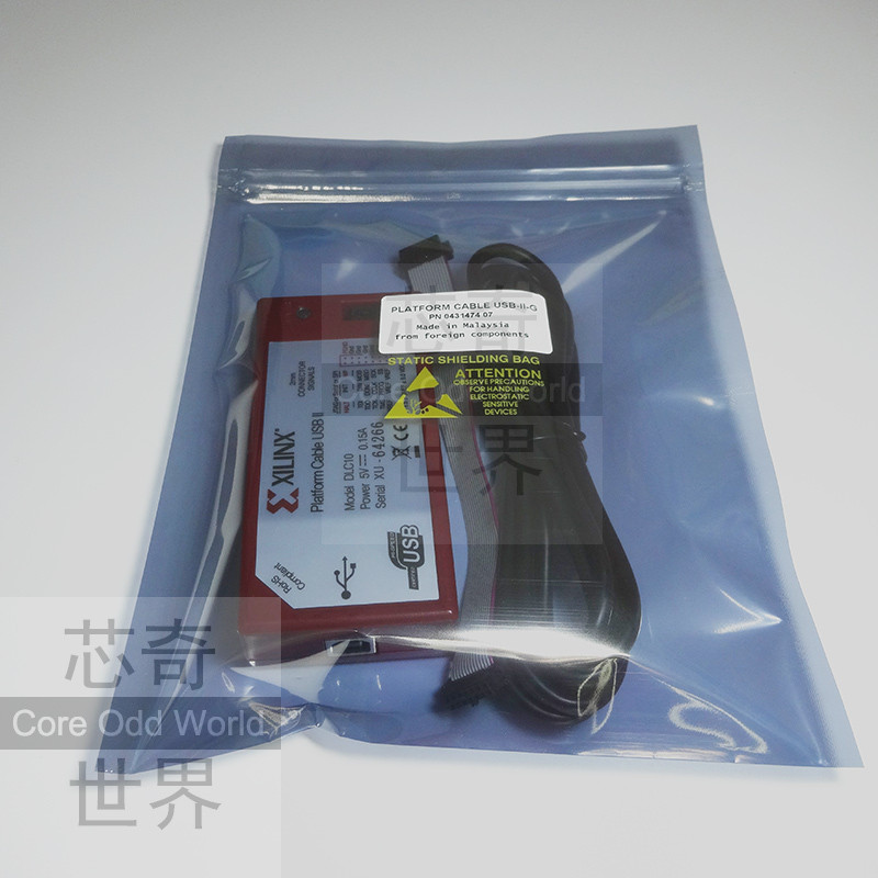 Xilinx Downloader Cable HW-USB-II-G DLC10 FPGA CPLD การจําลองความเงียบดั้งเดิม