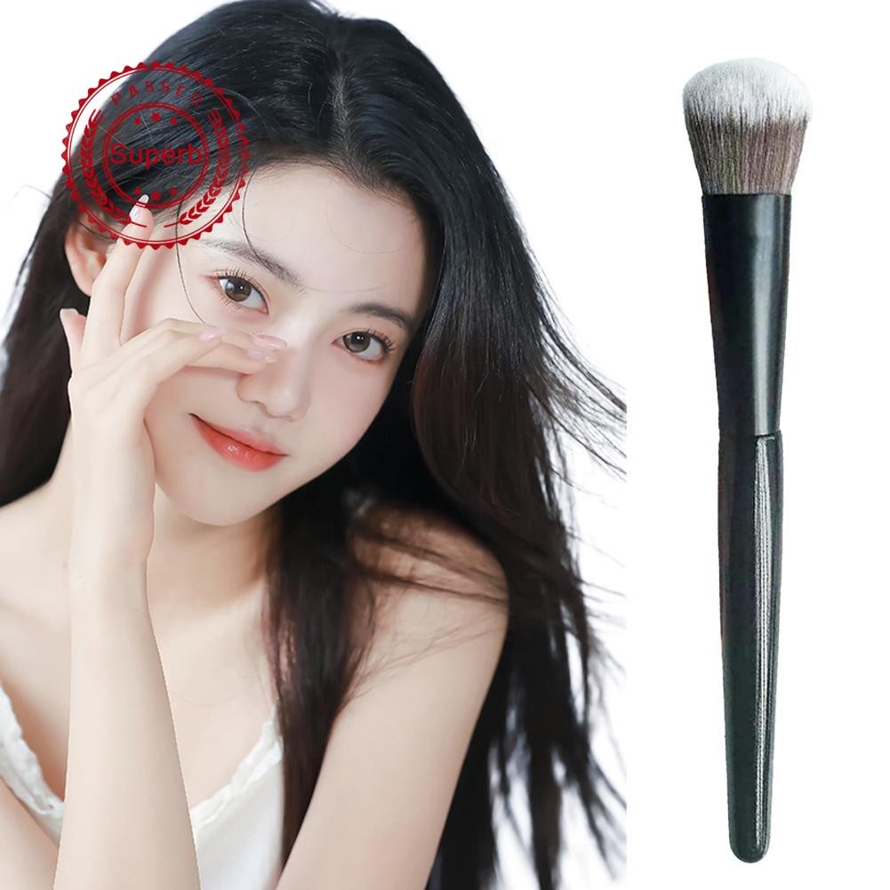 DORAME Blush Brush Slope Small Broom Dot Color Brush แปรงแบบพกพา Contour Foundation K7t2