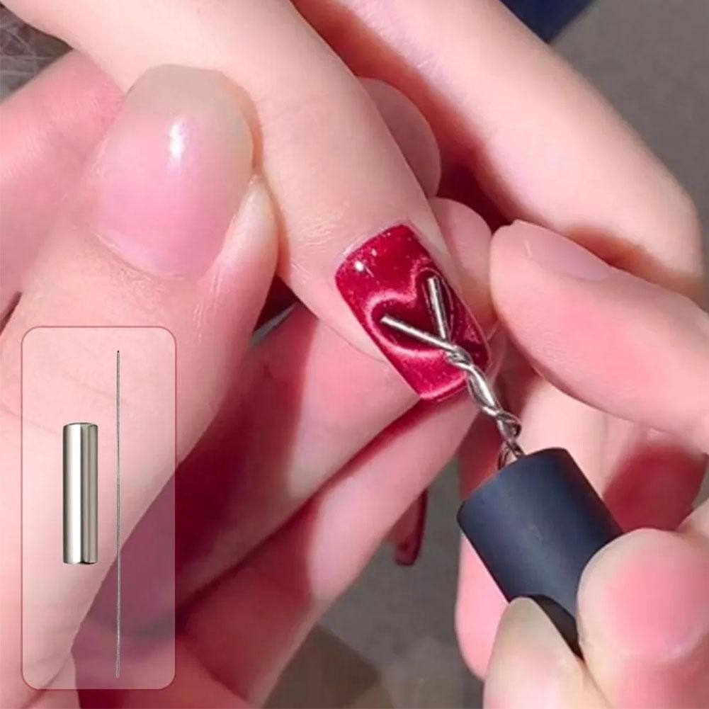 Heart Cat Nail Eye Magnet Creative Nails DIY เครื่องมือทําเล็บ C2O3