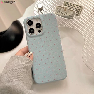 สําหรับ Vivo V70 Elite X300s X300 FE S50 Y500 Y51 Pro mini Y500i Y60 Y50 Y31D T5x เคสโทรศัพท์น่ารักสีสันลายจุดลิ้นจี่สาวที่เรียบง่ายปลอกอ่อนกรณีฝาครอบ