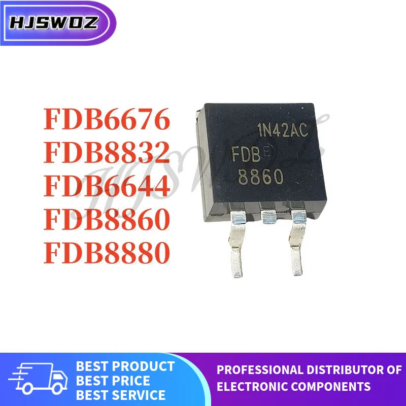 1-5PCS FDB6676 FDB8880 FDB8832 FDB8860 FDB6644 TO-263 Field Effect ทรานซิสเตอร์