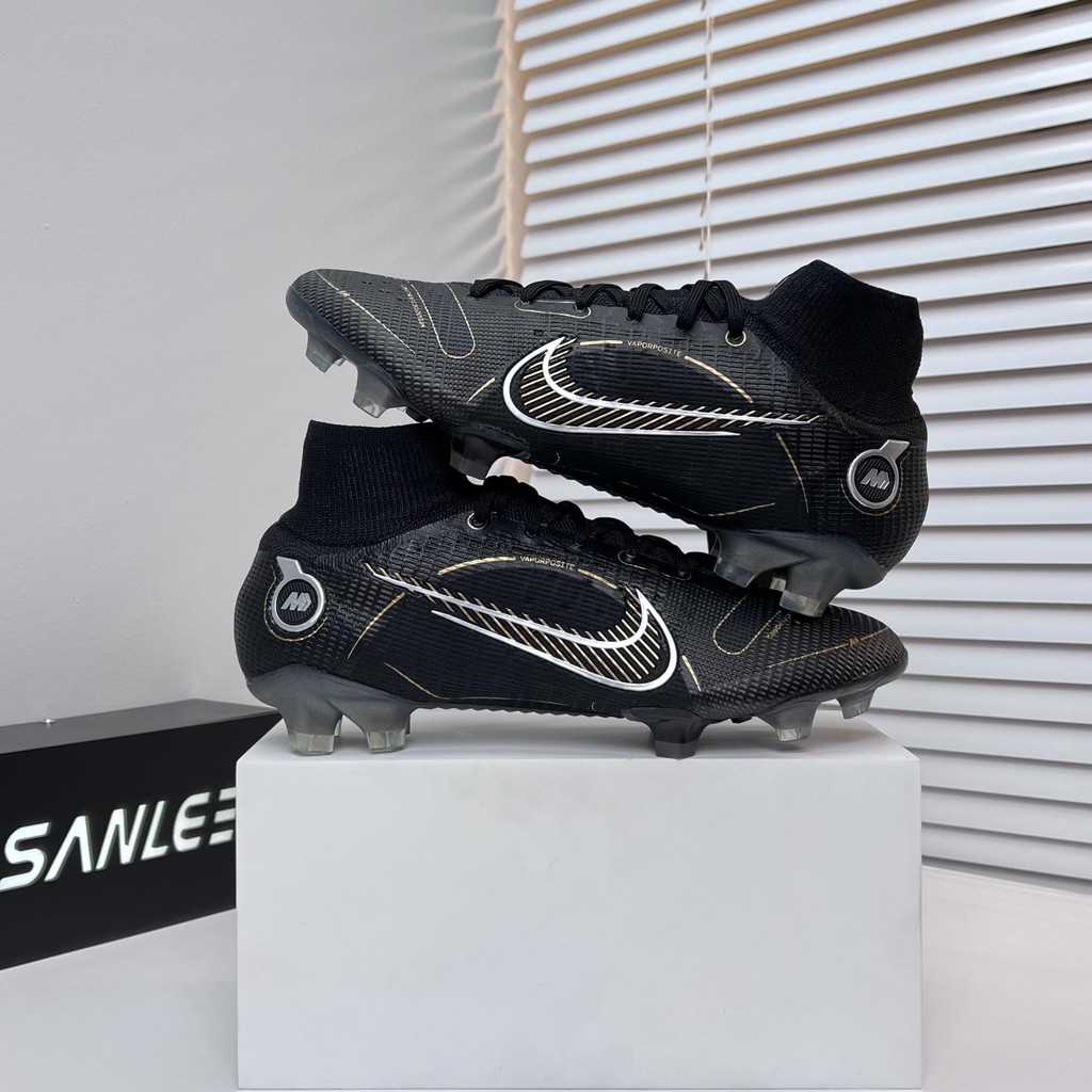 Mikasa Assassin 14 High-Top Super High-End FG ยาว Spike รองเท้าฟุตบอลหญ้าธรรมชาติ DJ2839-007 OG2U