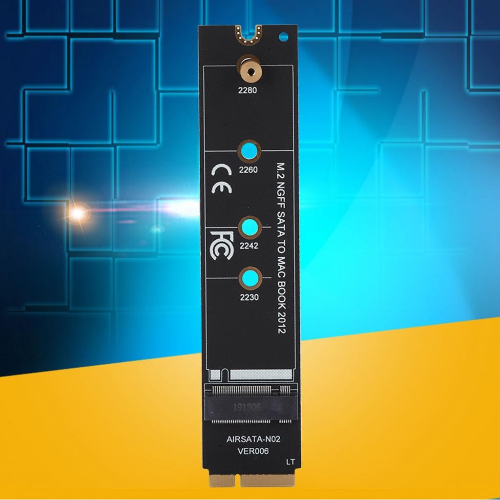 Legendtop-my SUNGOOYUE SSD อะแดปเตอร์การ์ด M2 SolidState Hard Disk Riser สําหรับ OS X 2012 MD223 MD2