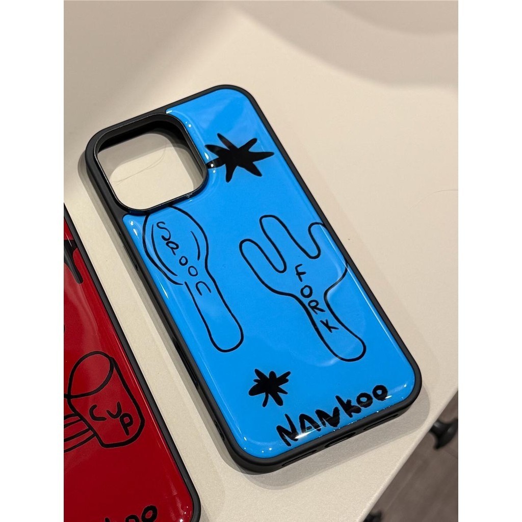 การ์ตูนบนโต๊ะอาหารเคสโทรศัพท์ Drop-Resistant สําหรับ iPhone 16 Promax 15 Promax 11 12 13 14plus 15plus 16e 16plus 16pro 15pro
