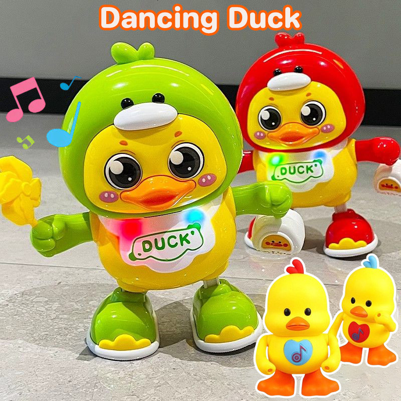 COD Dancing Duck ร้องเพลงของเล่นเรืองแสง เป็ดขาแดนซ์ มีไฟมีเสียงเพลง ขยับปีกขาได้ เหมาะสําหรับเด็กเล็ก