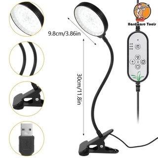 78 LEDs Plant Grow Light 15W IP65 กันน้ํา Grow โคมไฟพร้อมตัวจับเวลา 5 ระดับหรี่แสงได้ SHOPQJC4961