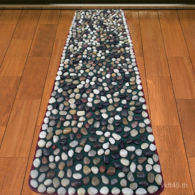 แผ่นบําบัดเท้า Health Care Secret Foot Health Stone Road Rain Flower Massage Trail Natural Pebble Fo
