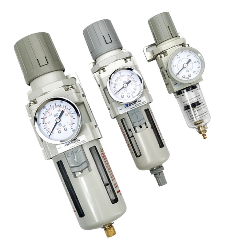 AW2000-02 AW3000-03 AW4000-04 AW4000-06 AW5000-06/10 เครื่องควบคุมความดันดักน้ํามันสําหรับคอมเพรสเซอ