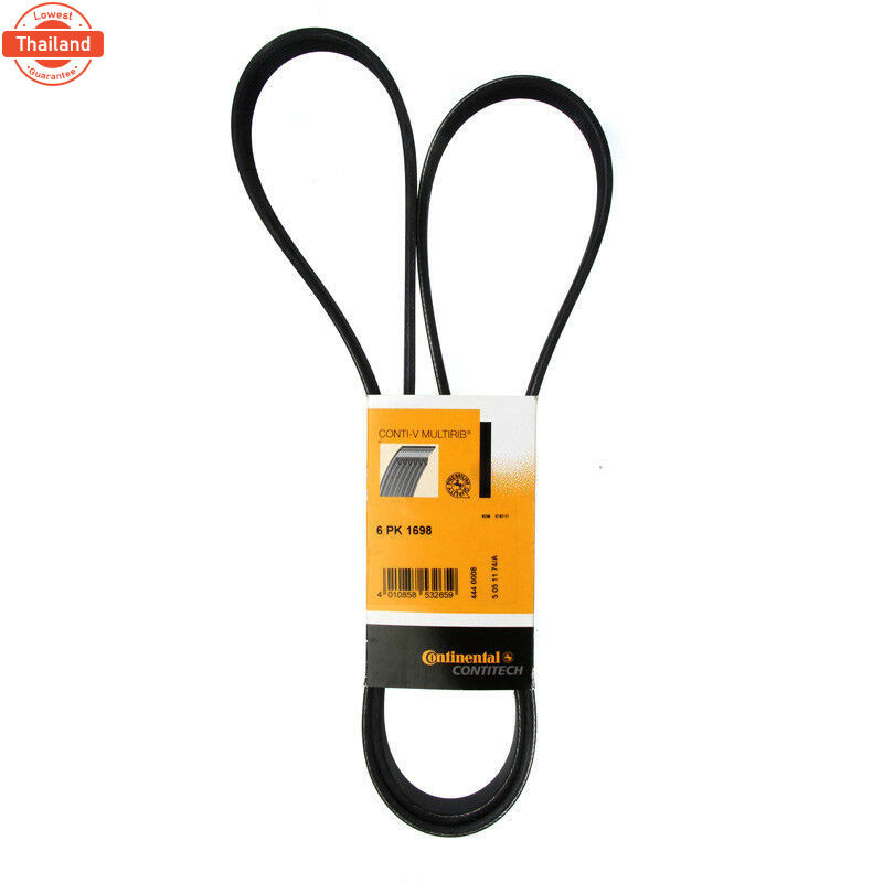 BMW สายพาน 6PK1698 เครื่องดีเซล N47 N57 B47 F20 F21 F22 F30 F34 E90 F32 F10 F12 E84 F25 F26 F15 F85 