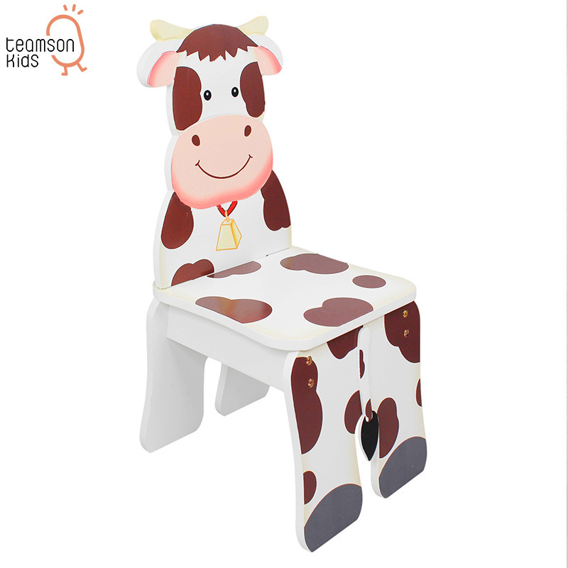 Teamson Dison Dison Home Farm Series Animal Small Chair Table ชุดเก้าอี้โต๊ะเด็กเล่น
