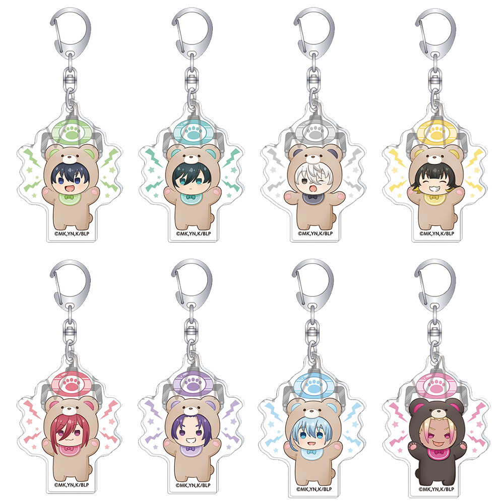 Blue Lock Intimidating Series Michael Kaiser Sae Itoshi Aik Oliver Ryusei Shidou Reo Mikage Chibi พว