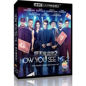 [ภาษาอังกฤษ][คลังสินค้าพร้อม] ภาพยนตร์ Blu-ray HD 4K UHD 1080P Now You See Me 2