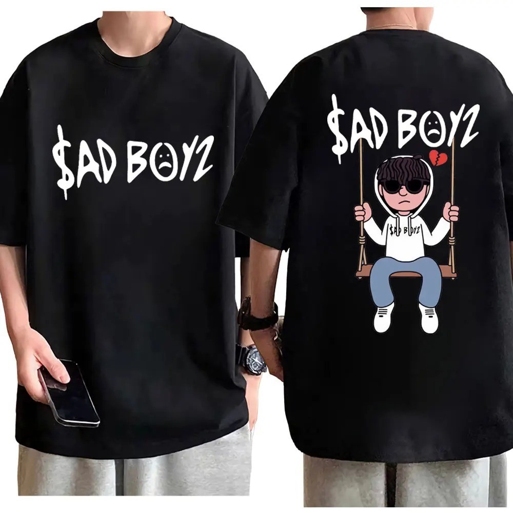 COD นักร้อง Junior H Sad Boyz 4 Life Graphic T เสื้อผู้ชายผู้หญิง H E39I