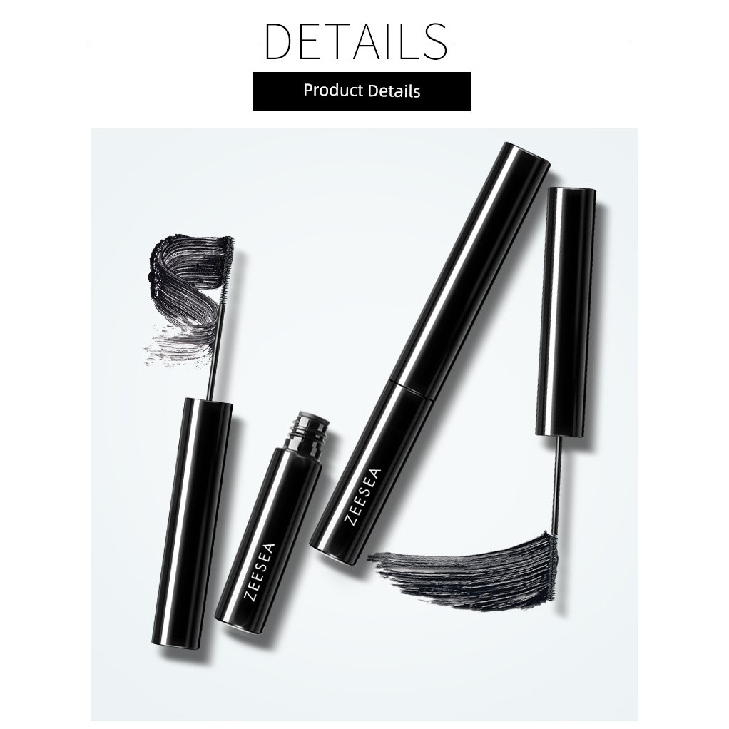 มาสคาร่าใส มาสคาร่า ZEESEA มาสคาร่าสีหญิงกันน้ําดัดผมยาวความหนาแน่นเป็นพิเศษยาวไม่รอยเปื้อนของเหลวหั