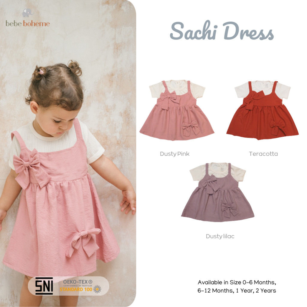 BEBE BOHEME - SACHI DRESS - ชุดเดรสเด็กผู้หญิง