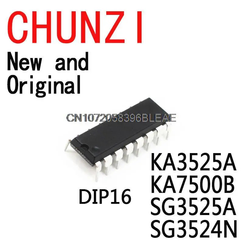 5PCS KA3525 SG3525 SG3524 KA7500 KA3525A KA7500B SG3525A SG3524N DIP16 ชิป ic