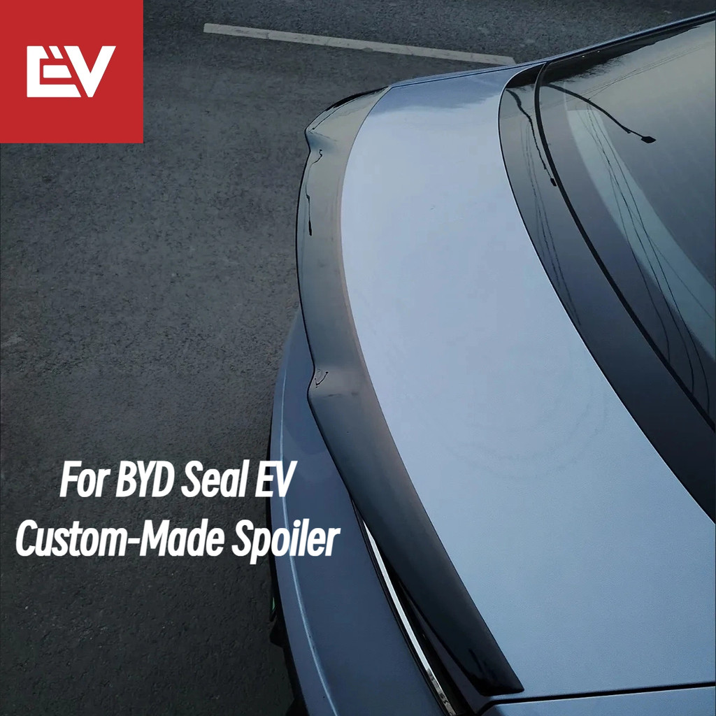 สําหรับ BYD [SEAL EV] สปอยเลอร์สั่งทําพิเศษ ลายคาร์บอนไฟเบอร์สีดําอ่อน