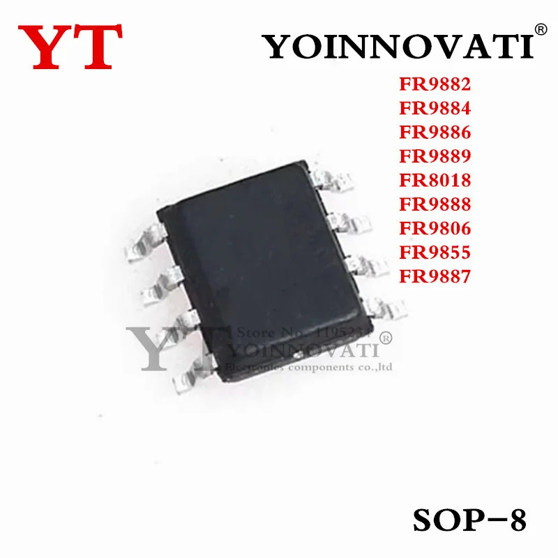 5PCS FR9882 FR9884 FR9886 FR9889 FR8018 FR9888 FR9806 FR9855 SOP ชิป ic