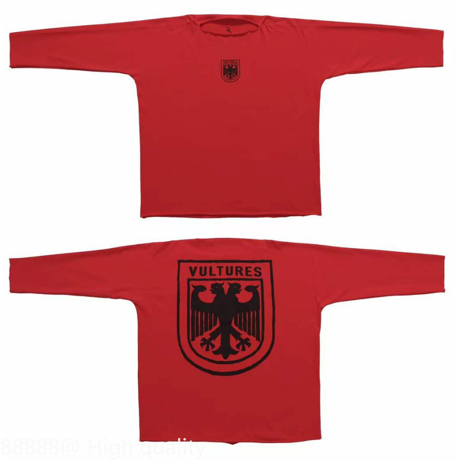 คลังสินค้าพร้อม Kanye Kanye YEEZY X Gosha ultures สินค้า Vulture Merchandise Vulture เสื้อยืดแขนยาว