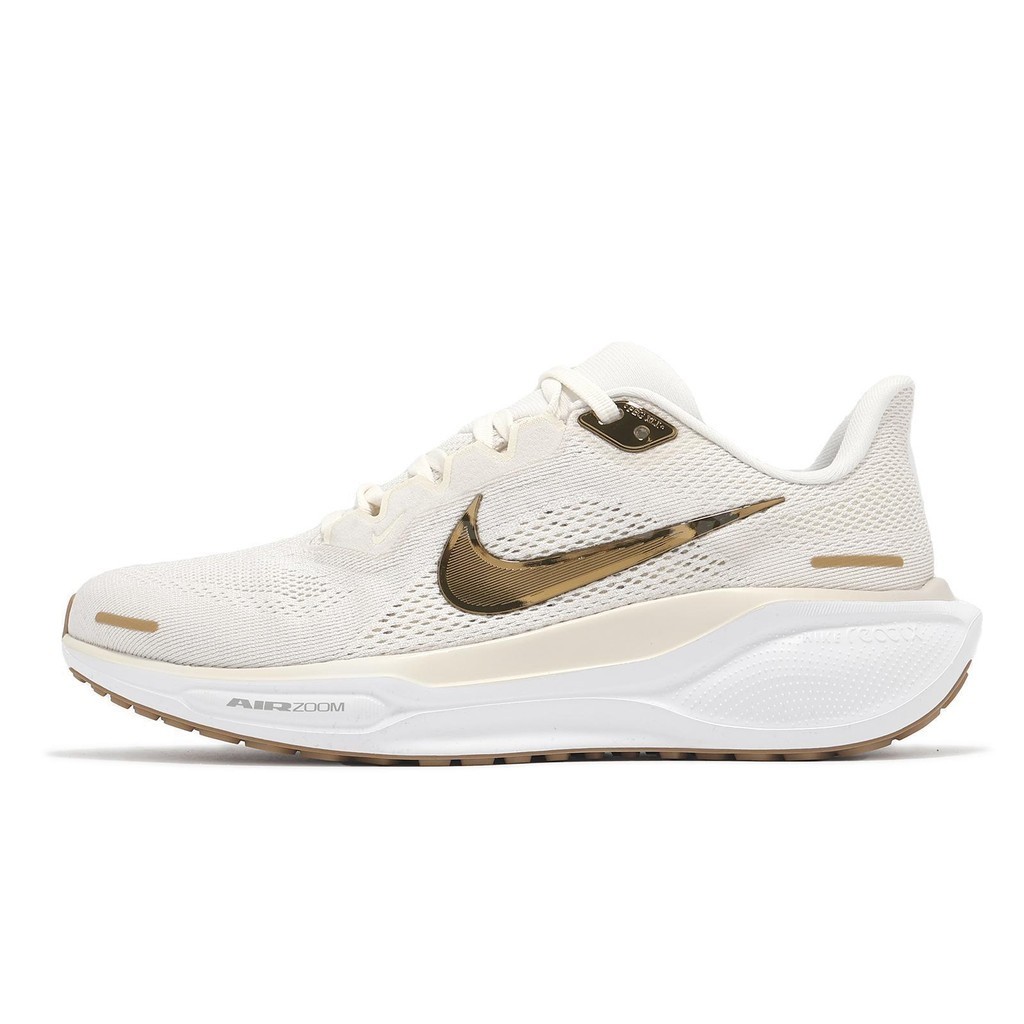 Nike Air Zoom Pegasus 41 Phantom Metallic Gold Women Running FD2723-005AM
