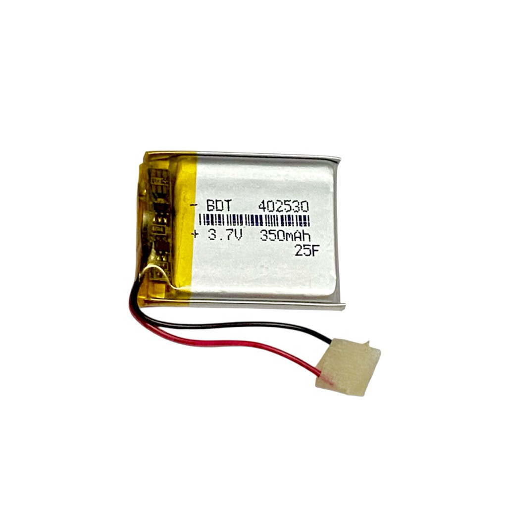 BDT 402530 (ราคาต่อ 1ชิ้น) 3.7V-350mAh ขนาด 25x40x4mm มีสินค้าพร้อมส่งในไทย