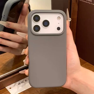 เคส ซิลิโคน กันเปื้อน กำมะหยี่ Silicone Cover Case For iPhone 17 17Pro 17Air 17Promax 11/12 16 Promax 13 14 Pro max 15