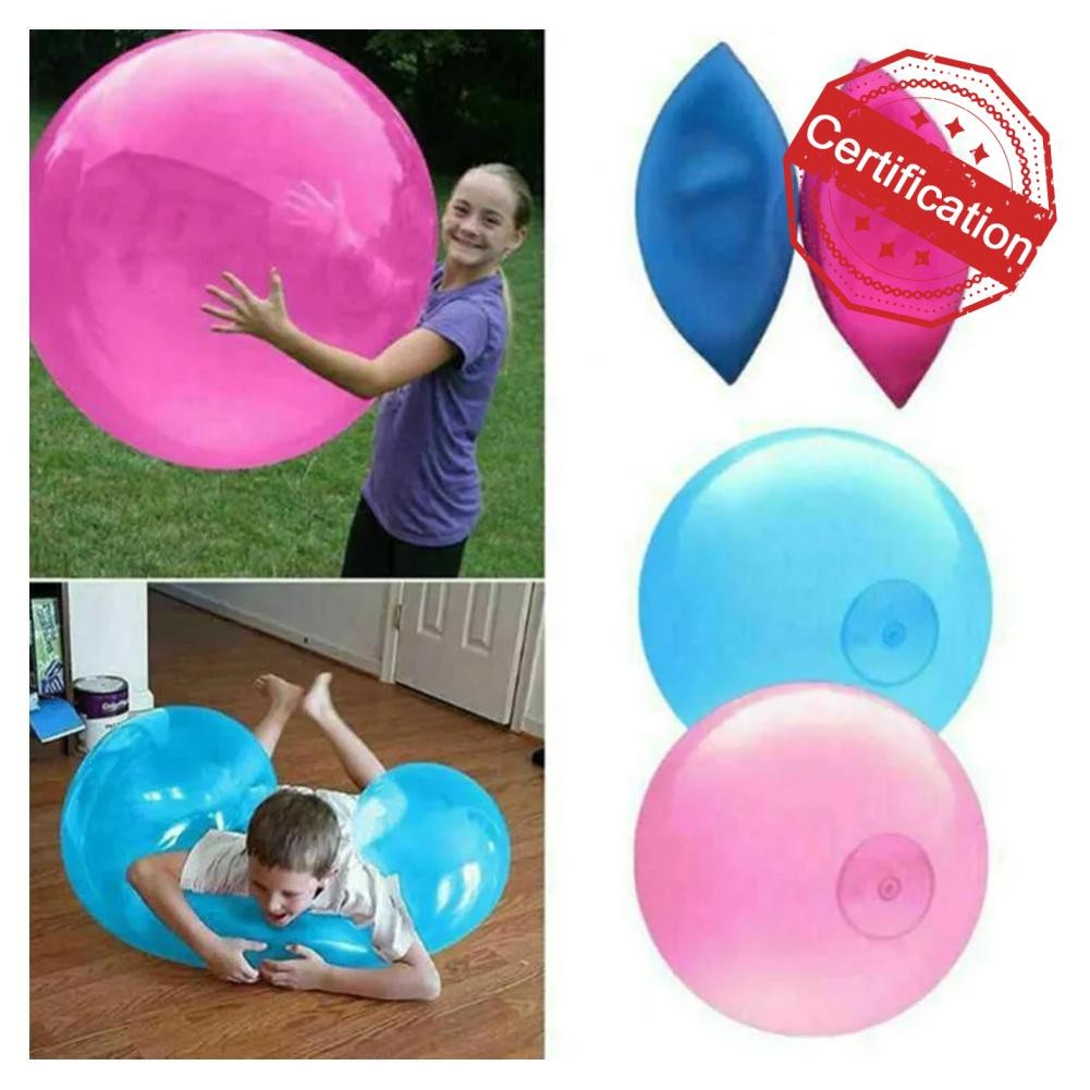 ขนาดใหญ่ 80 ซม.Inflatable Ball โปร่งใส Bubble Ball ฉีดน้ํา Tpr Inflatable Racket W6p7