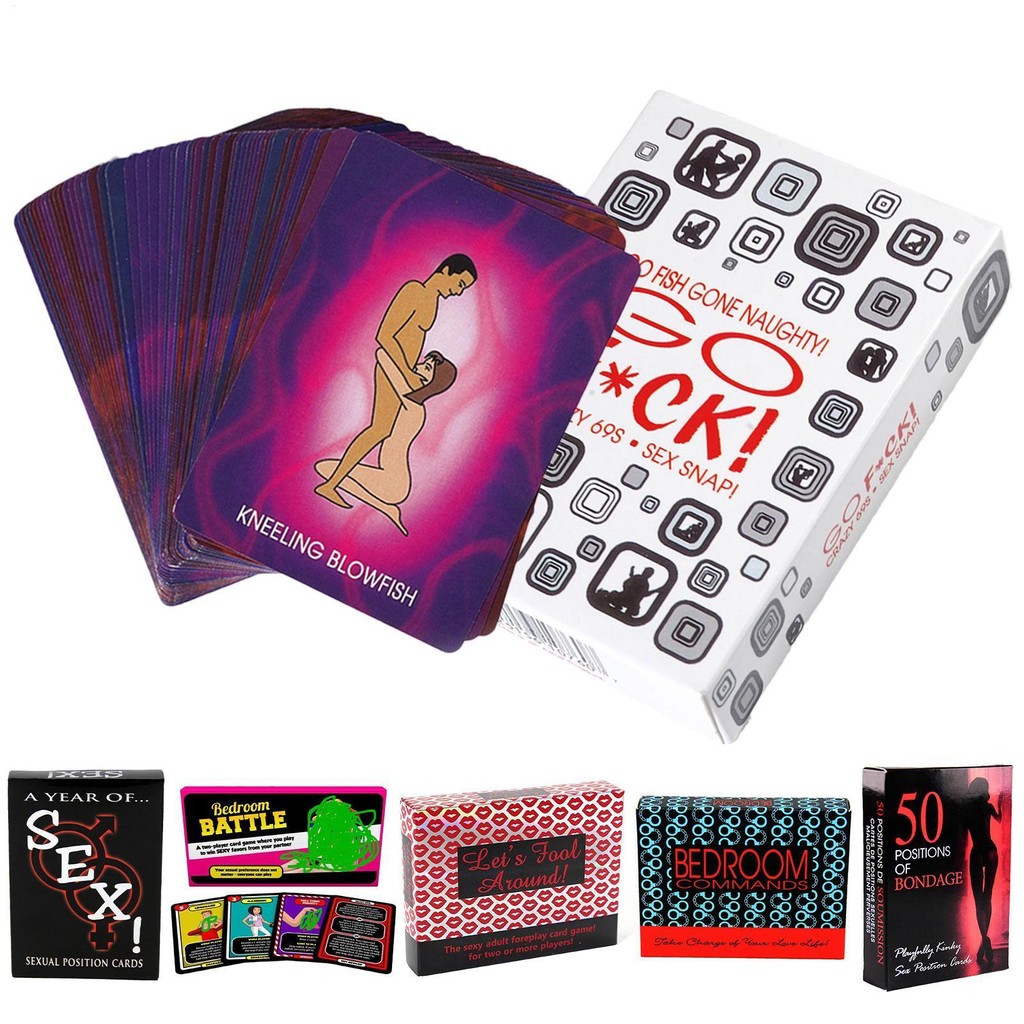 Fun Card Game Adult Naughty Tarot Deck Board Game for Fate Divination Adult Couple Sex Bedroom Comma