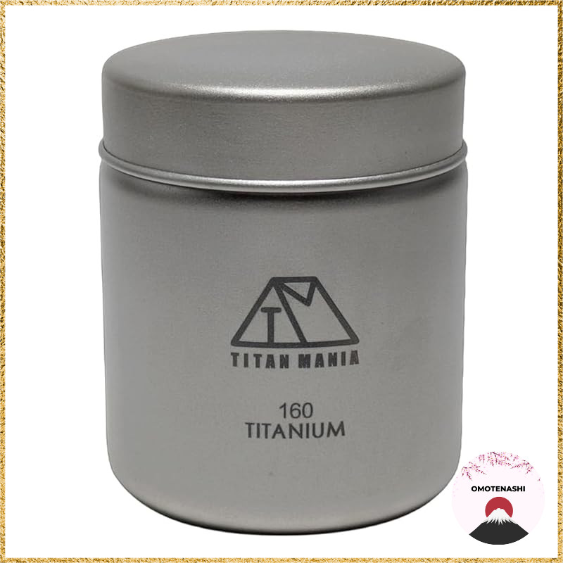 Titanium Canister for Tea and Coffee Storage