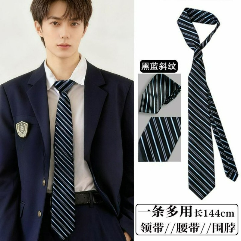 ชุดย้อนสมัยสไตล์ญี่ปุ่น ดีไซน์โบว์ไท สไตล์วิทยาลัย สำหรับผู้ชายและผู้หญิง เสื้อสูทหลายโอกาส  รวมภาษีแล้ว ราคา ถูกที่สุด ดีลบีเคเค แกลเลอรีภาพที่ 6