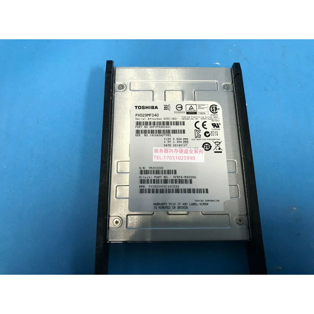 5552790-A HDS 400GB SSD ฮาร์ดไดรฟ์ h6g60a 400gb MLC 2.5" SAS
