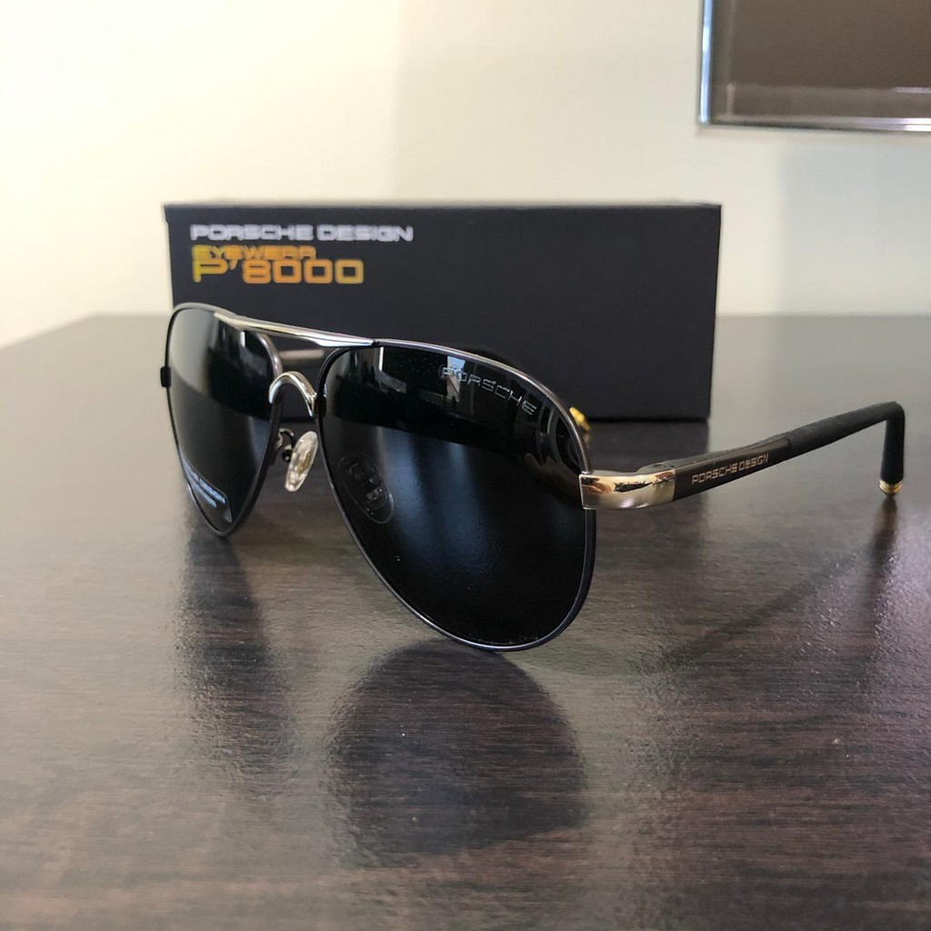 POLARIZED LENS SUNGLASSES Mens Porsche Design Pd8503 ใหม่!!