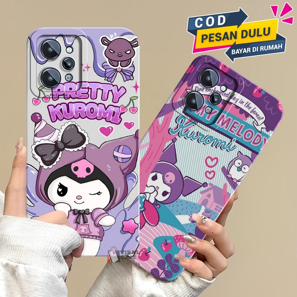 HP Softcase Redmi 12 12C 9C 9A 10A 10C 9T 8 9 10 4G 10 5G Poco C40 Fashion Case Branded-Xiaomi Redmi