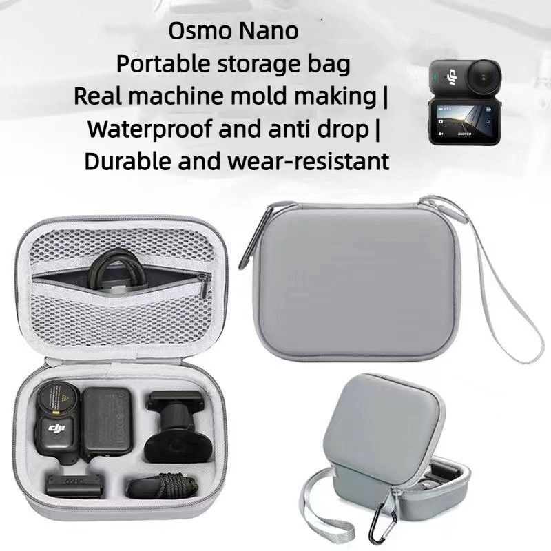สําหรับกระเป๋าเก็บ DJI OSMO Nano กล้องกีฬา DJI Nano ครบชุดอุปกรณ์เสริมกล้องมือในมือ