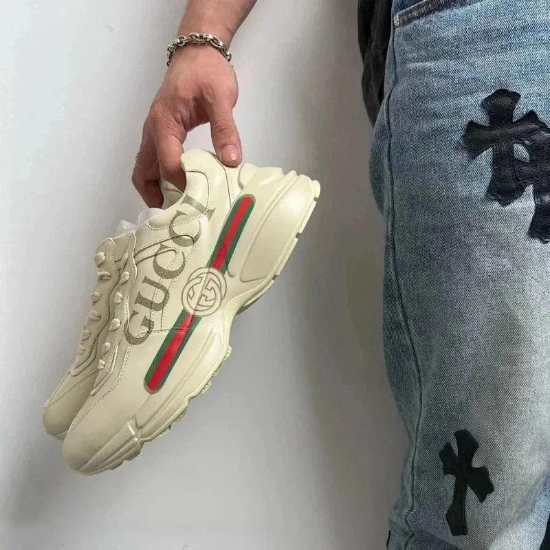 [รุ่นท็อป]รองเท้าสกปรกขนาดเล็กRetroสกปรกรองเท้าสกปรกคู่รองเท้าสกปรกขนาดเล็ก Screener Daddyรองเท้าRhy