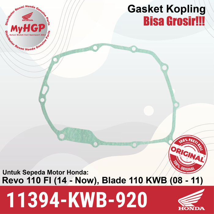11394KWB920 Absolute Revo/Blade Revo FI คลัทช์ปะเก็น ORIGINAL AM 11394-KWB-920