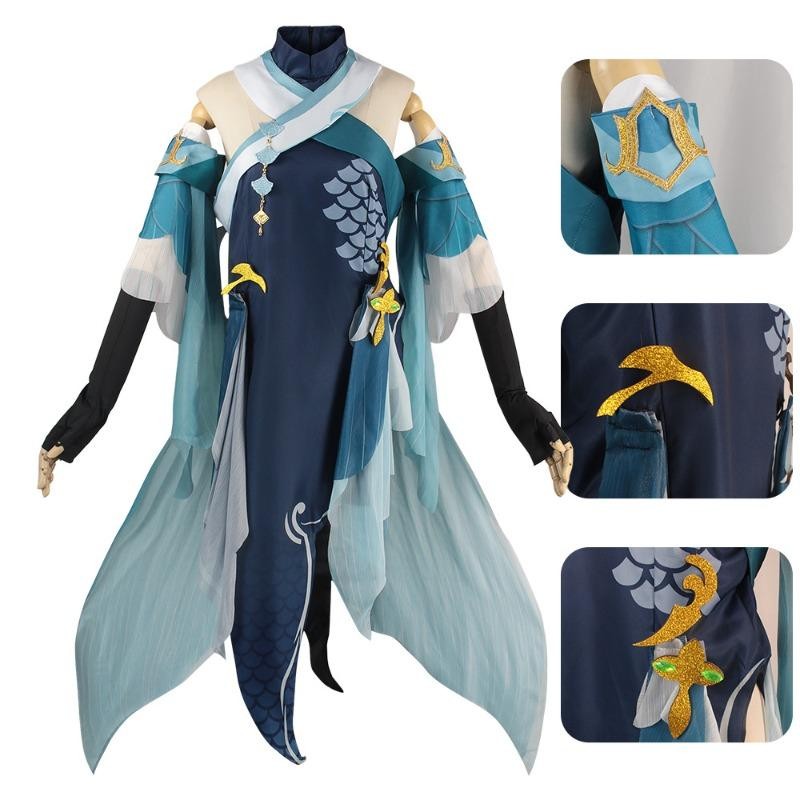 Genshin cosplay ชุดฮาโลวีนของ Amine