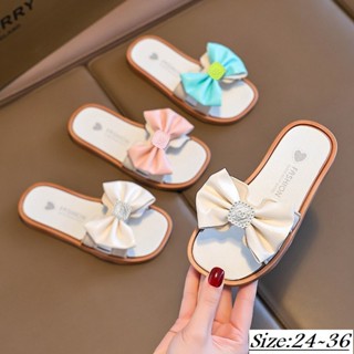 COCO รองเท้าแตะเด็กผู้หญิงแบบสวมพื้นเตี้ย รุ่นYND8840