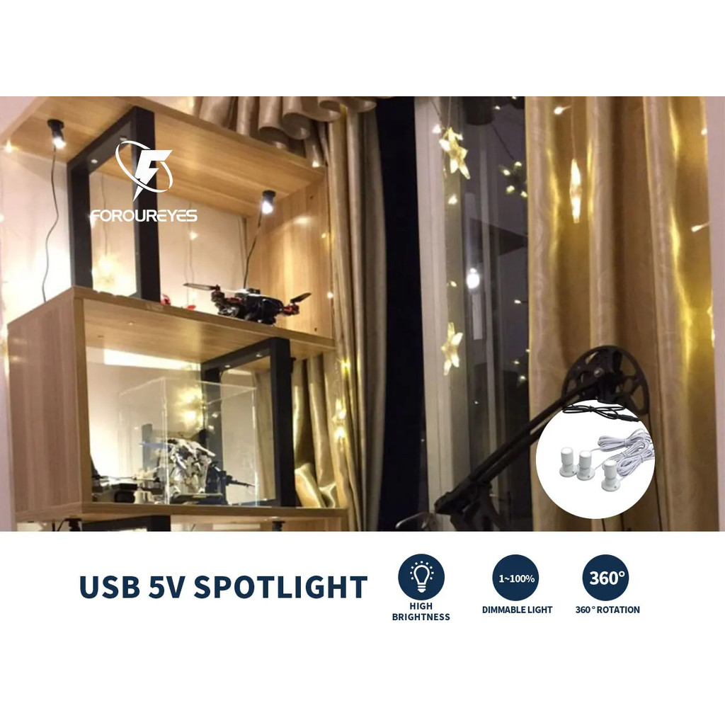 ไฟตู้ LED หรี่แสงได้ USB 5V รูปที่ 8
